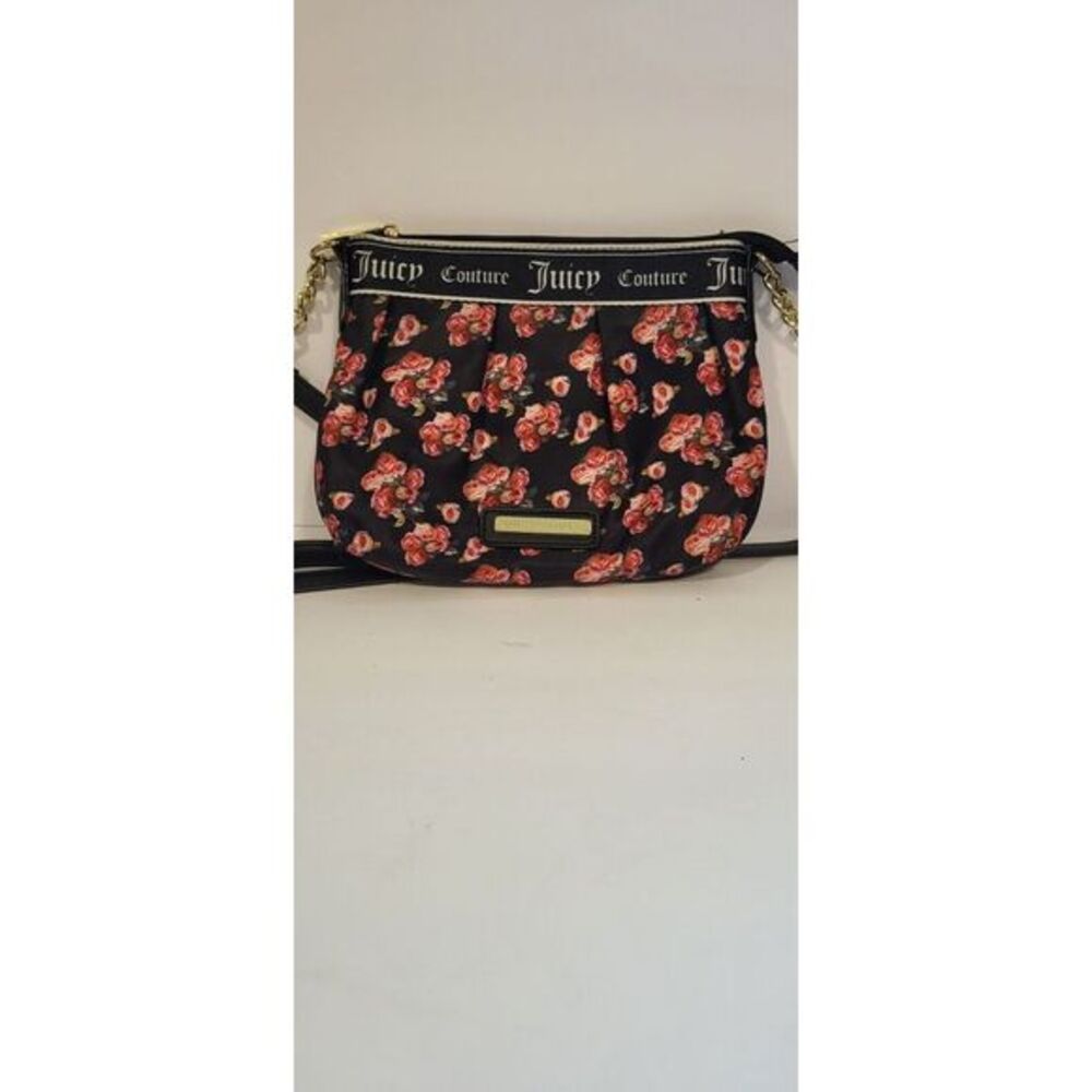 Juicy Couture Blank Check Wallet Clutch W Heart Charm Bag Red